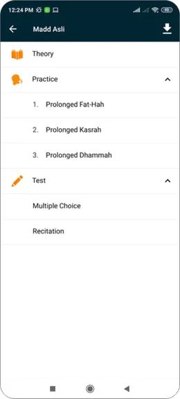 Learn Quran Tajwid app screenshot 2
